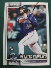 2026 Topps Series 1 Warming Bernabel #55 (RC) NM Colorado Rockies Free Shipping