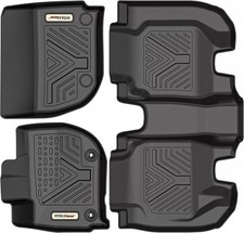 3d Floor Mats Set For 16-22 Honda Hr-v Hrv All Weather Tpe Rubber Floor Liner