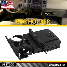 Dashboard Cup Holder Insert For Ford F150 2004-2008 Black Plug in Cup Holder