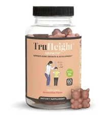 Height Growth Multivitamin Watermelon 60 Gummies for Ages 5+ 