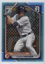 2024 Bowman Prospects Sky Blue Border 96/499 Carson Rucker #BP-65 03mf