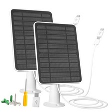 Solar Panel Charger Compatible with Reolink Argus 2E/Eco for Reolink-2 Pack