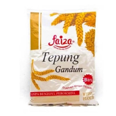 Faiza Wheat Flour (Wheat Flour)   1kg   Unbleached & Enriched with Protein