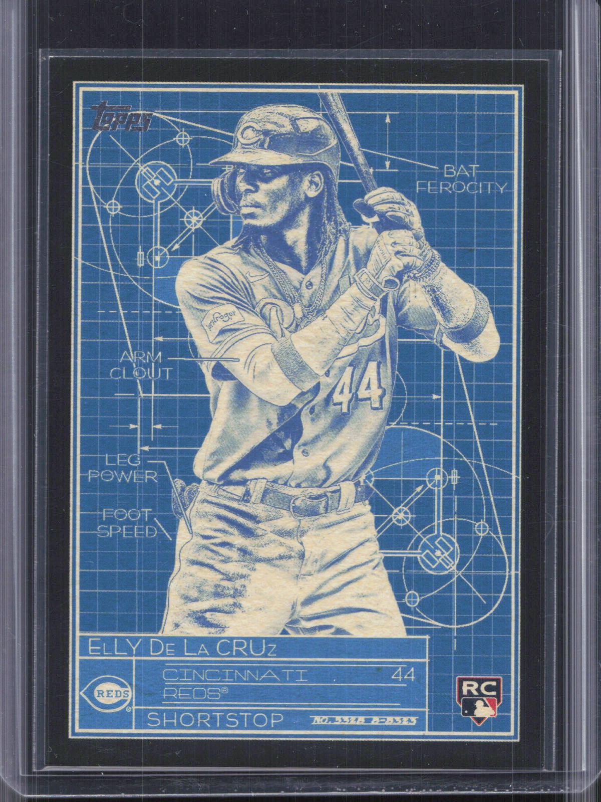 2024 Topps #SB-15 Elly De La Cruz Superstar Blueprint Black #/299