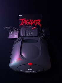 Atari Jaguar 64-Bit Console System Tested w/ Controller & Power, User Guide