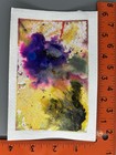 Small Abstract Art 6”x4” Original Watercolor Painting Coral Reef 23 by Miss Rina — photo 7