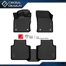 TPE Floor Mats 2 Row Liner Set Fit For 2018-2023 Volkswagen Tiguan All Weather