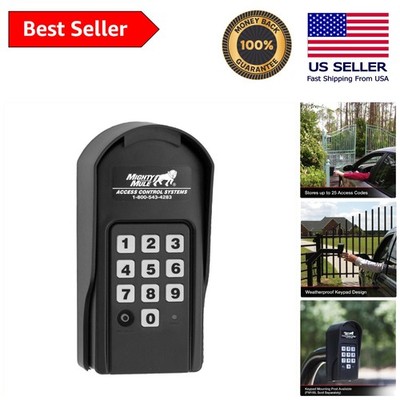 Ambidextrous Wireless Digital Keypad for Convenience - 25 Custom Codes Supported
