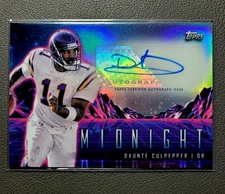 2024 Topps Midnight Football Daunte Culpepper Horizon Auto #HZS-DC Vikings