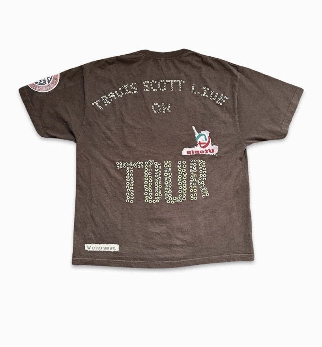 Travis Scott Mens Utopia Tour VIP T Shirt Size XL thumbnail 2