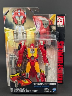 Transformers Titans Return Hot Rod SEALED Hasbro Generations Deluxe Class