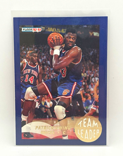 Patrick Ewing #18 1992 Fleer Team Leaders card