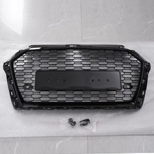 Kühlergrill Wabengrill Grill Für 2016-2020 Audi A3 8V Facelift außer RS3 Schwarz