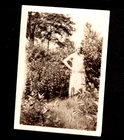 Antique Vintage Photograph Flapper Woman Standing in Garden