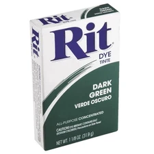 Rit Dark Green Powder Dye