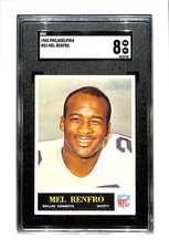 1965 Philadelphia #53 Mel Renfro SGC 8 SN 3810760