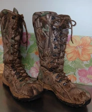 Redhead Men's Tall Camo Snake Boots Size 10.5 Wide-Good Shape!