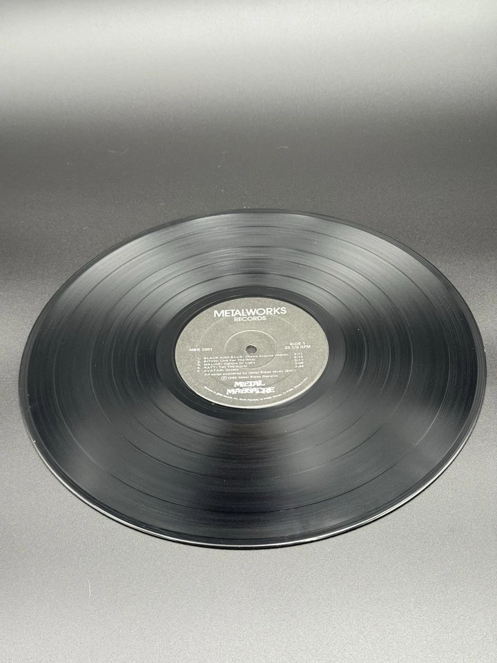 Metal Massacre I LP 1982/1984 Metal Blade MBR 1001 METALLICA Hit the Lights EX - Image 4 of 4