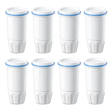 8 Pack Water Filter Replacement Fit for Zero Pitcher and Dispenser ZR-001 ZR-004
