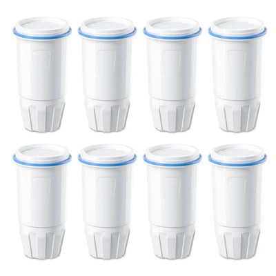 RUNTOP 8 Pack Water Filter Replacement Fit for Zero Pitcher and Dispenser ZR-001 ZR-004