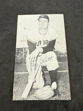 RAY KATT 1956 J.D. Mccarthy New York Giants Team Issued Postcard Autographed