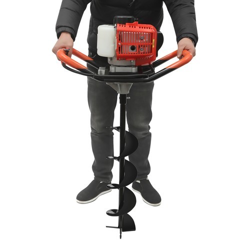 Kit Trapano Scavo Coclea Terra 2,3HP Scavatore Post Foro con 3 Punte - Foto 8 di 19