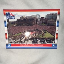 2002 Topps Enduring Freedom #13 Ottawa Rallies To Honor America