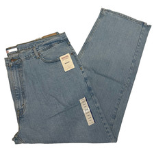 New Signature by Levi Strauss Flex Mens Stretch Regular Jeans 48X32 Light Blue