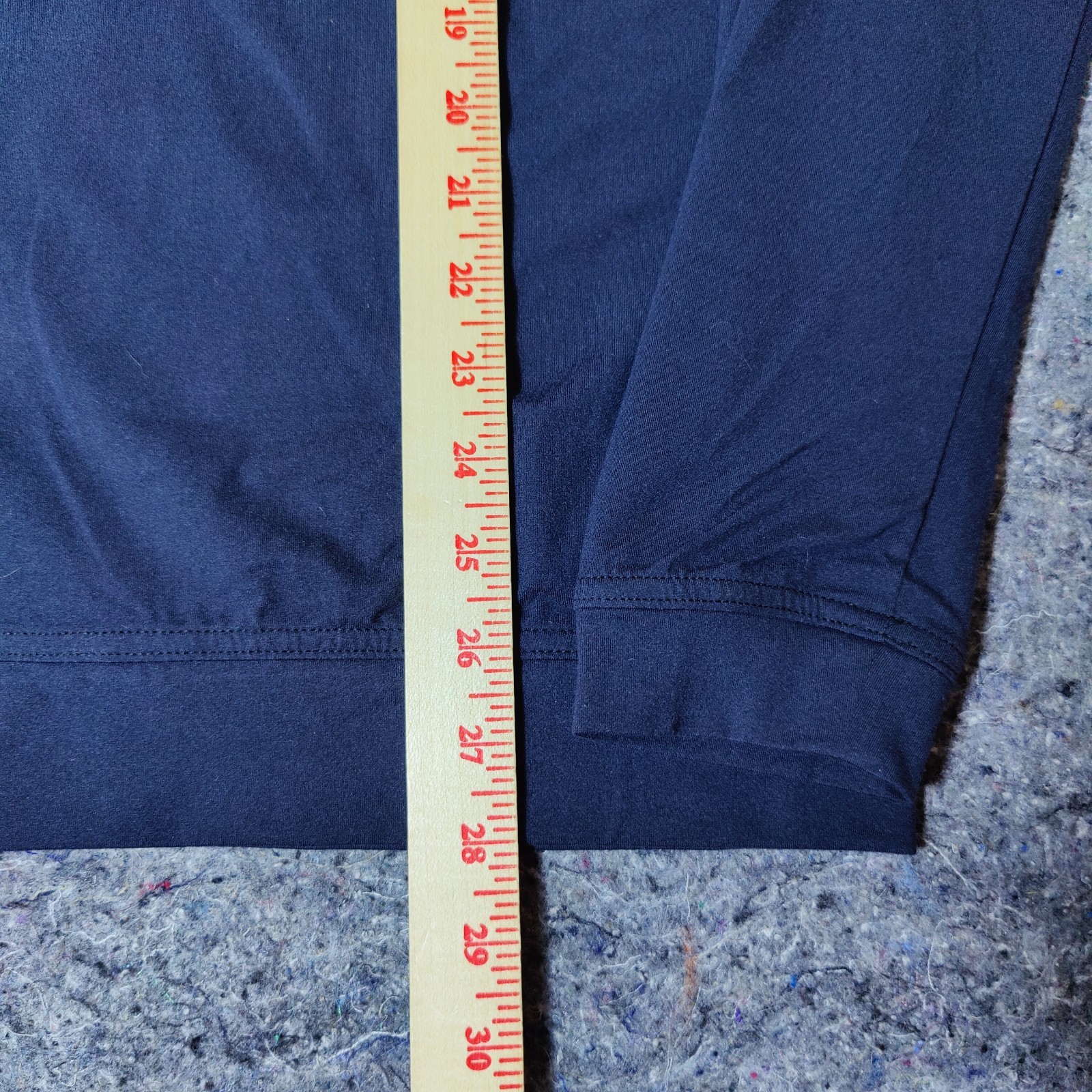 Rhoback Mens Performance Q-Zip Solid Black Long S… - image 7