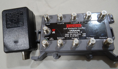 Antronix VRA904B VoIP Residential Amplifier 8-Port 1GHz 0dB/ 4dB