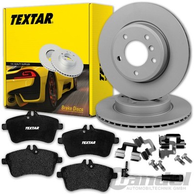 TEXTAR BREMSSCHEIBEN 276mm + BELÄGE VORNE für MERCEDES A/B-KLASSE W169 + W245