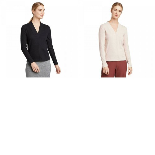 Women's Long Sleeve Rib-Knit Top - Prologue - Bild 1 von 7