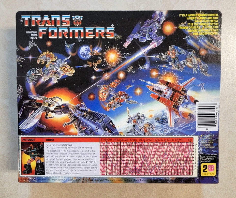 TRANSFORMERS G1 AUTOBOT HOIST MISB US SELLER RARE! CAR TOY ROBOT - Image 2 of 3