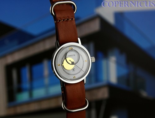 Reloj Pulsera Mecánico Hombre Raketa Copérnico Soviético Vintage URSS Reloj - Imagen 8 de 12