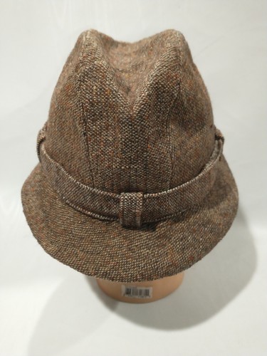 Irish Tweed Bucket Hat Size Small 6 3/8 6.5"-7.25" Pure Wool Made in Ireland - Picture 3 of 12