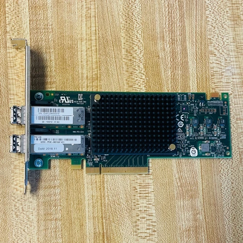 Lenovo Emulex P011324-21G LPE31002 16GB Host Bus Adapter 01KR609 01CV843 + 2 SFP