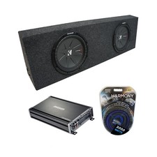 Universal Regular Standard Cab Truck Kicker CompR CWR10 Dual 10 Sub Box CX1200.1