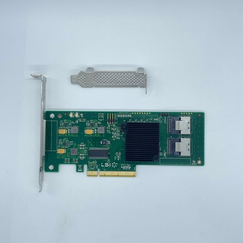 LSI 9201-8i 9211-8i SAS2008 Chip 8-Port 6Gb/s PCI-e HBA SAS SATA RAID ...