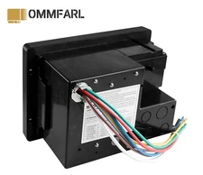 WF-8735 Black 30 Amp Power Center Battery Chargers for RV Camper Travel Trailer