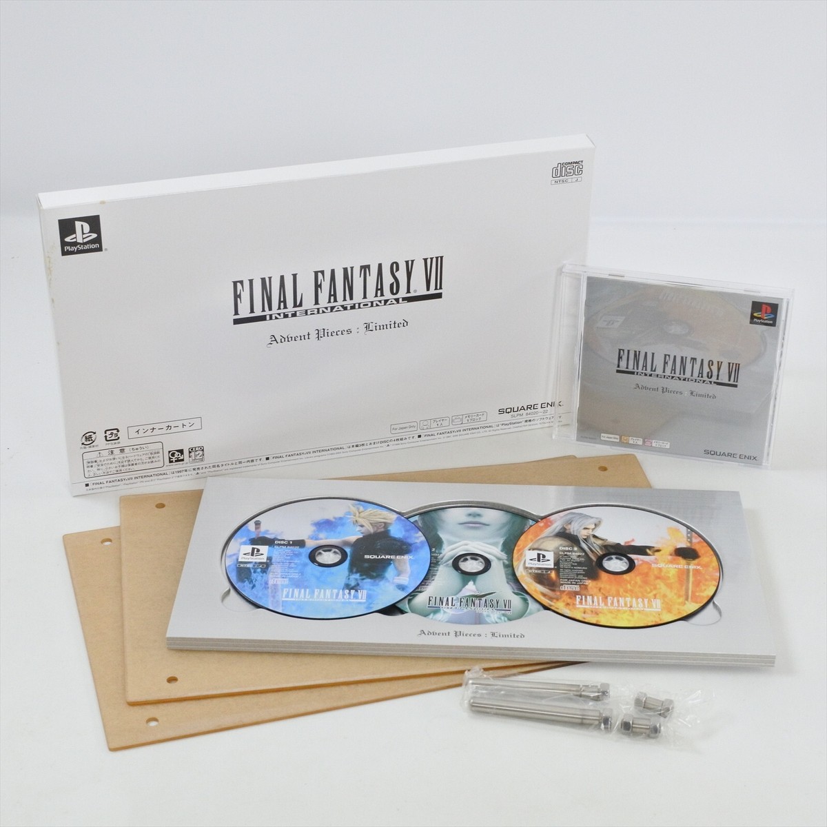 FINAL FANTASY VII 7 International Adbent Pieces Limited PS1 FINAL FANTASY VII 7 International Adbent Pieces Limited PS1