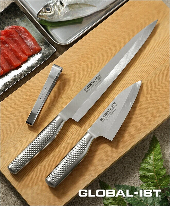 GLOBAL IST IST B05 Japanese kitchen knife for right handed 3 piece