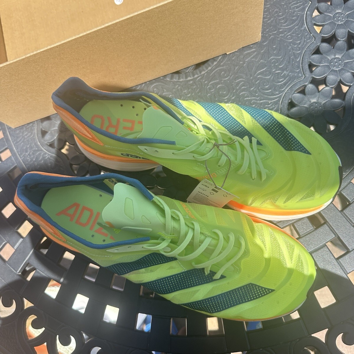 Adidas Adizero Adios Pro 2 Pulse Lime Flash Orange Men's Shoes