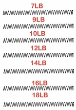 🔥 1911 7 recoil spring kit, government size,7lb to 18lb ,1911 recoil springs