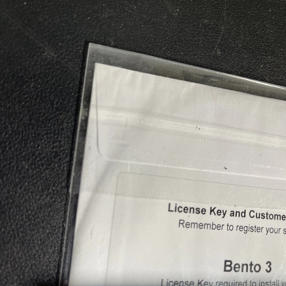 Filemaker Bento 3 TW345LL/A Filemaker Apple Mac RARE! New & Sealed FAST USA SHIP - Image 3 of 4