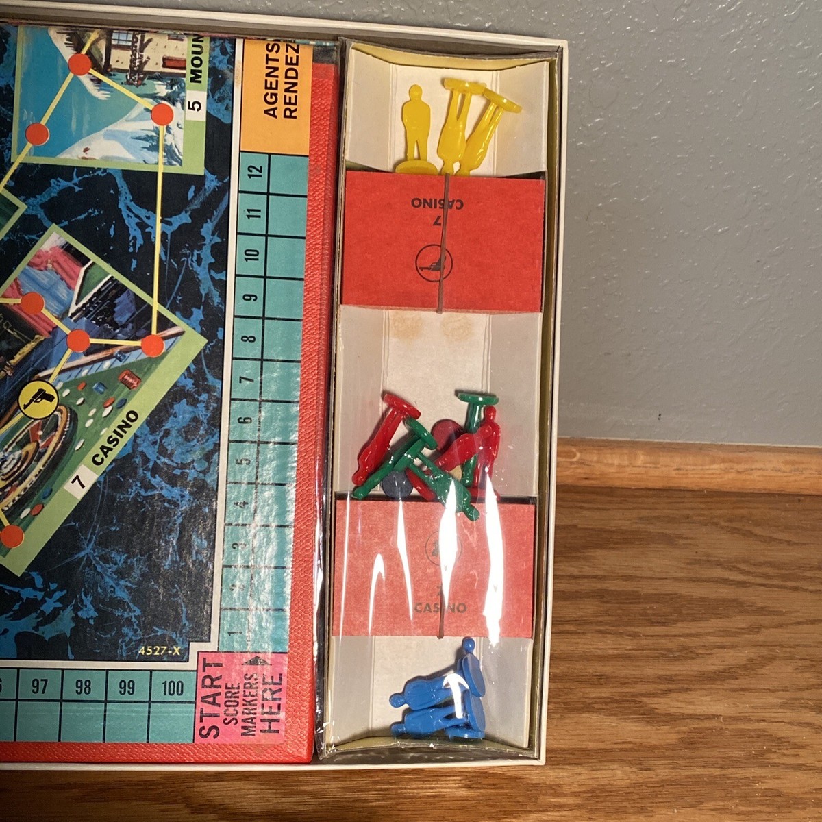 Vintage 1964 James Bond Secret Agent 007 Board Game New Never