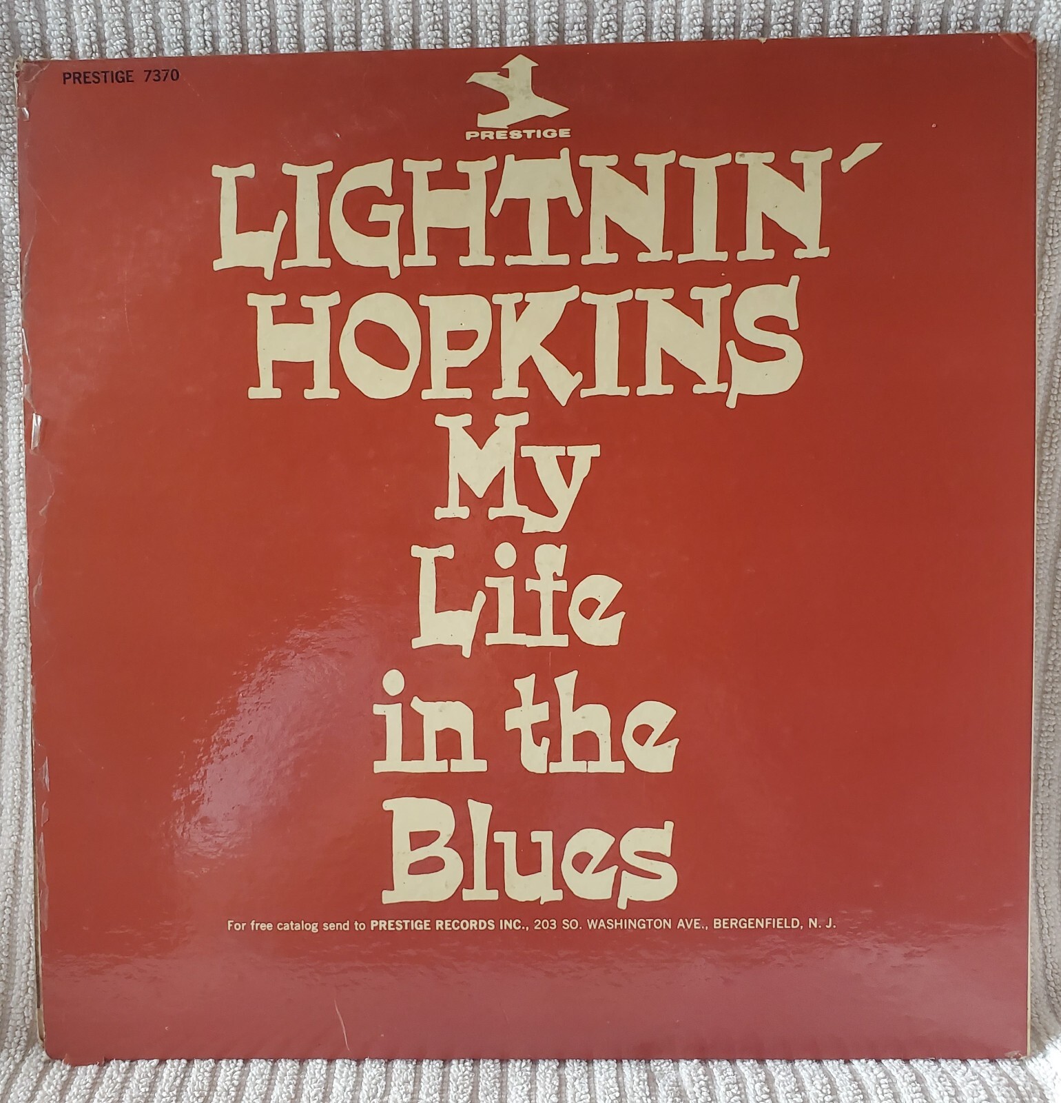 Sam Lightnin' Hopkins My Life in the Blues Double LP Vinyl Prestige
