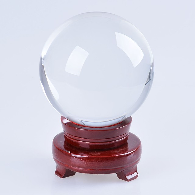 120mm Quartz Crystal Ball Sphere Scrying Ball Photo Props Ship From USA