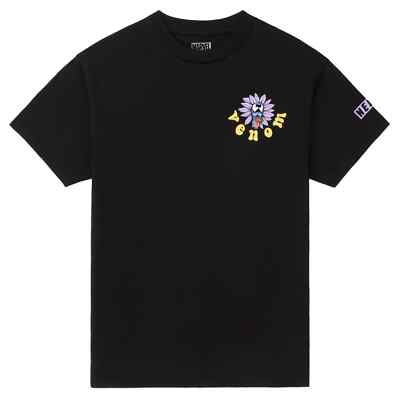 Neff x Marvel Mens Venom Floret Black Tee Shirt NWT 3XL
