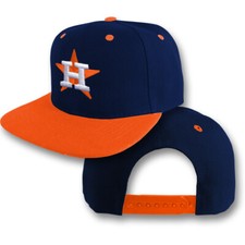 Houston Astros Snap Back Cap Hat Embroidered Hou Adjustable Flat Bill