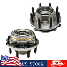 4WD Front Wheel Bearing and Hubs Set for 2017 - 2022 Ford F-250 F-350 Super Duty